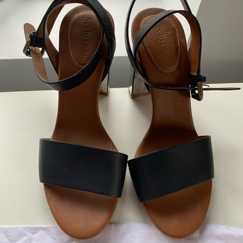 See by Chloé 7.5 US sandals, never worn, gorgeous!